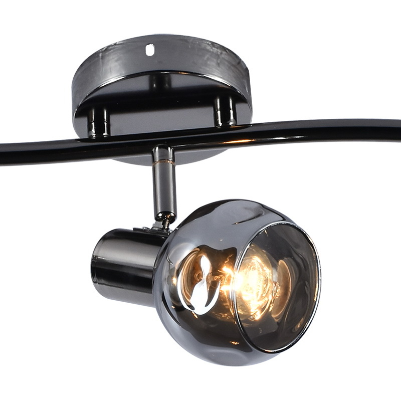 Спот Reluce 05958-0.8-03 PEARL BK (DARK CHROME)
