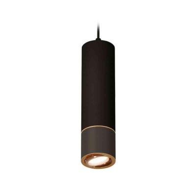 Комплект подвесного светильника Ambrella light Techno Spot XP7402050 SBK/PYG черный песок/золото желтое полированне (A2311,C7456,A2072,C7402,N7004)