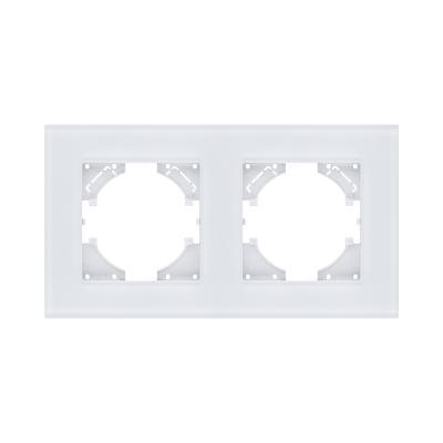Рамка 2-постовая, стекло белый Kollinger Reflex MG RM2WH
