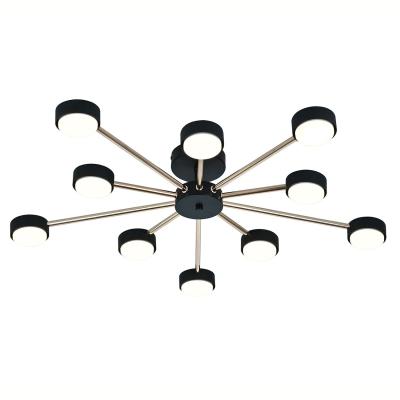 Потолочная люстра Escada Luminix 120008/10R Black/Gold ES0000096