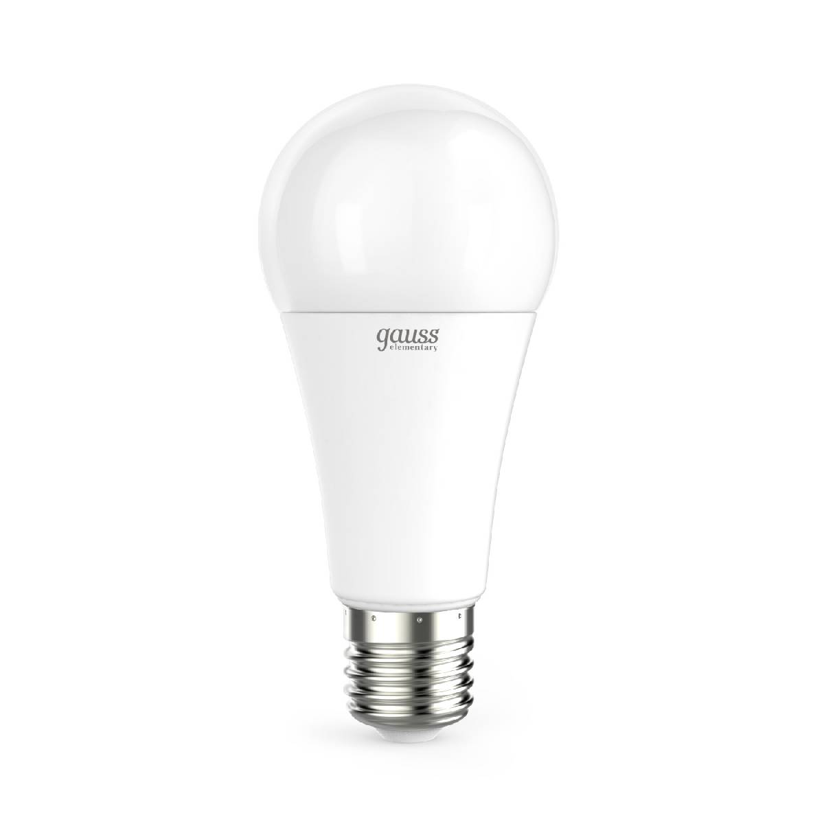 Лампа светодиодная Gauss E27 20W 3000K груша матовая 23219