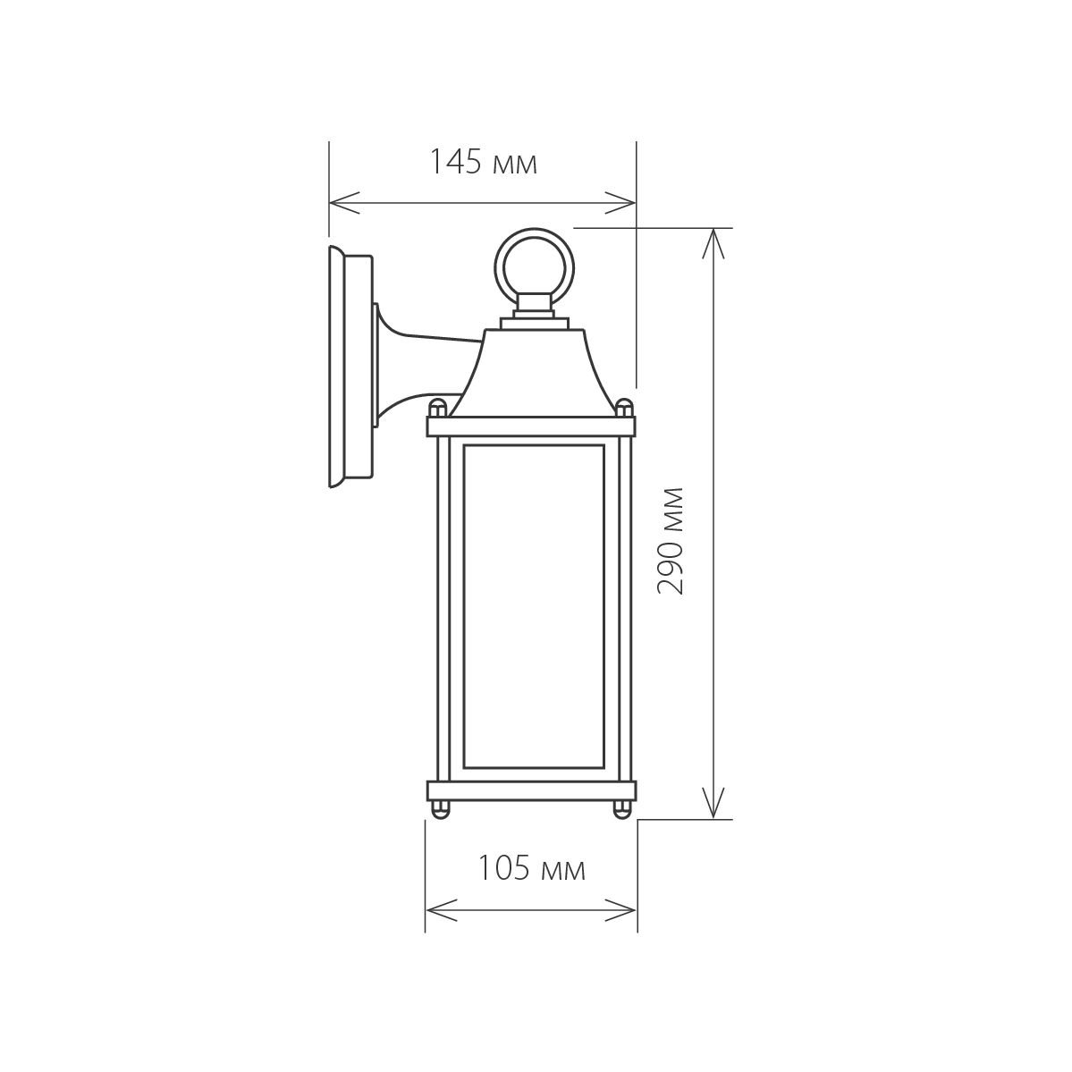 Уличный настенный cветильник Elektrostandard 1008D Brick белый 4690389106767
