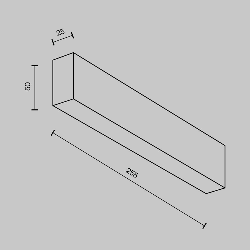 Линейный потолочный светильник Maytoni Basis C068CL-20W3-6K-B