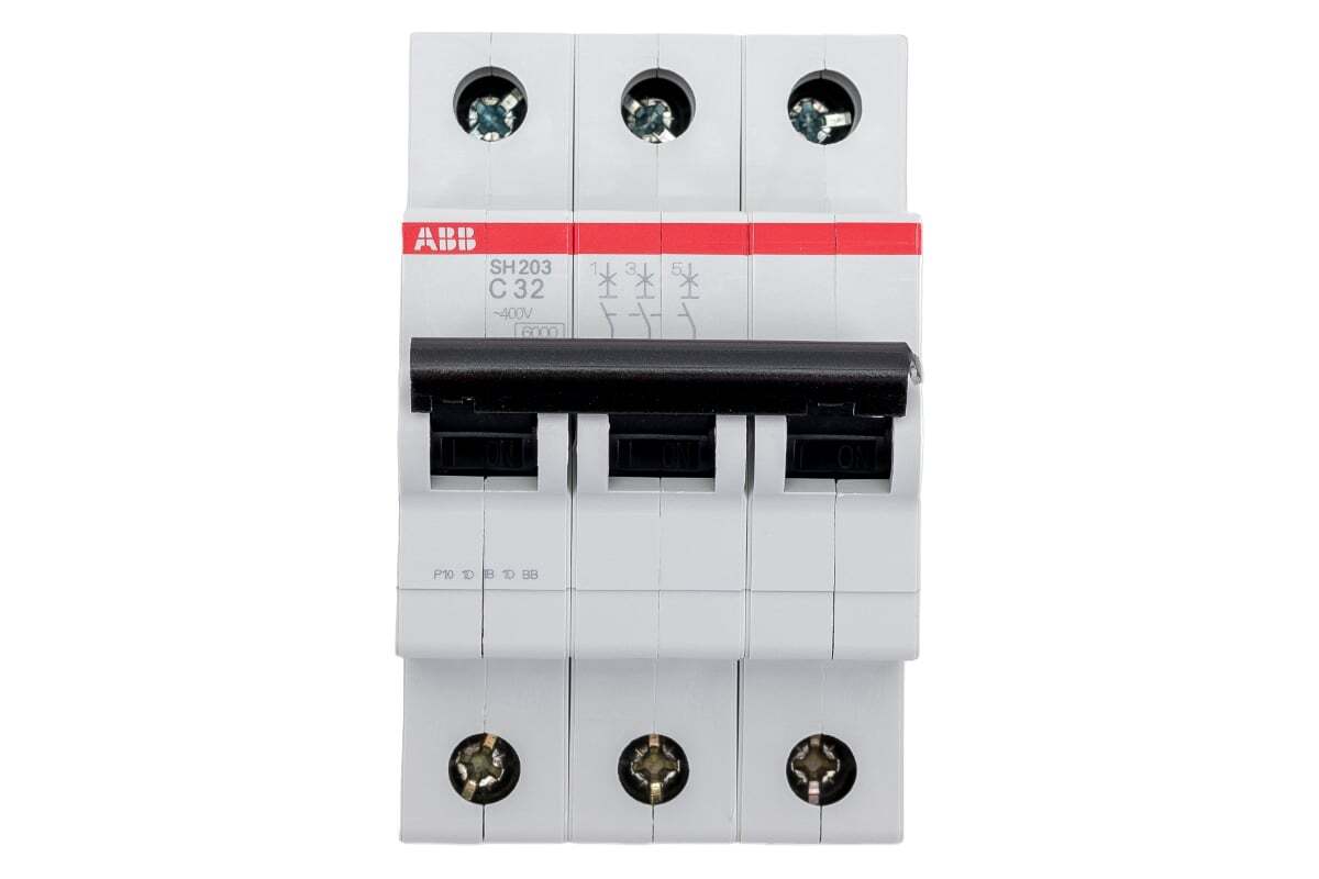 Автоматический выключатель ABB SH203 3-полюсный C32 6кА