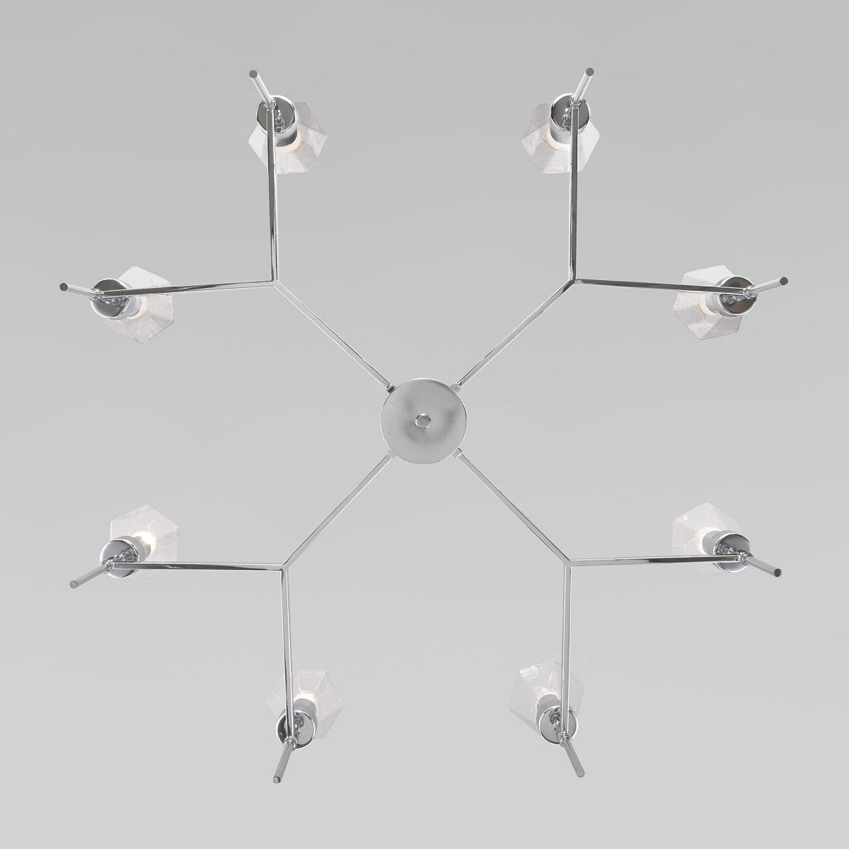 Потолочная люстра Eurosvet Prism 60143/8 хром - Elektrostandard.net Потолочная люстра Eurosvet Prism 60143/8 хром