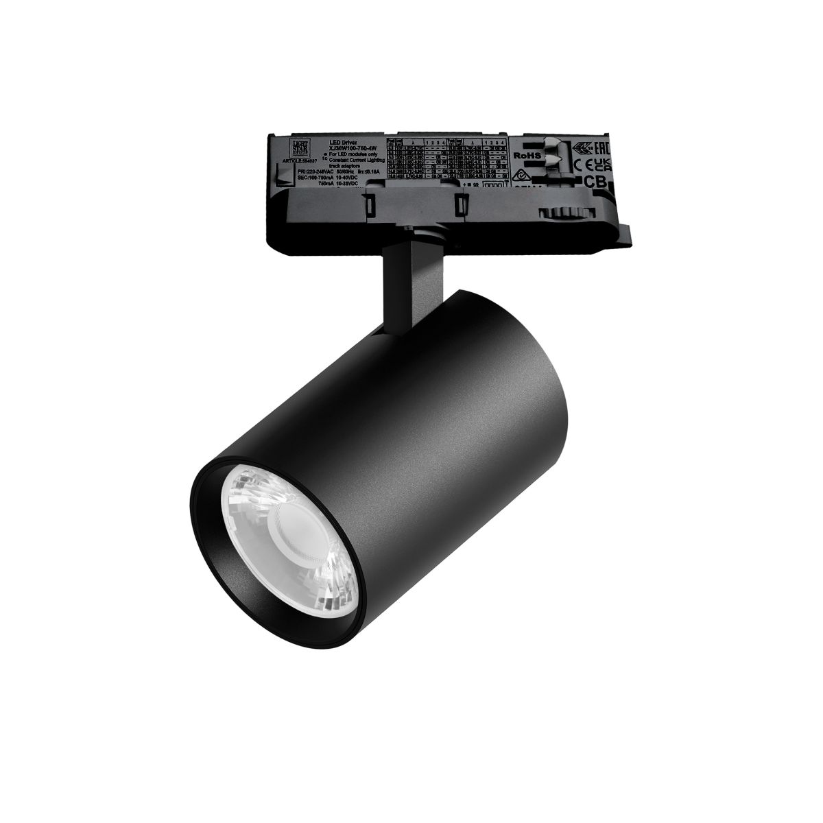 Трековый трехфазный светильник Quattro LED 15G с адаптером Lightstar Alta Base A5237QT15G