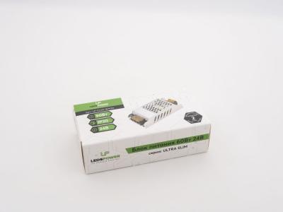 Блок питания LEDS POWER 60Вт 24В ULTRA SLIM 002668