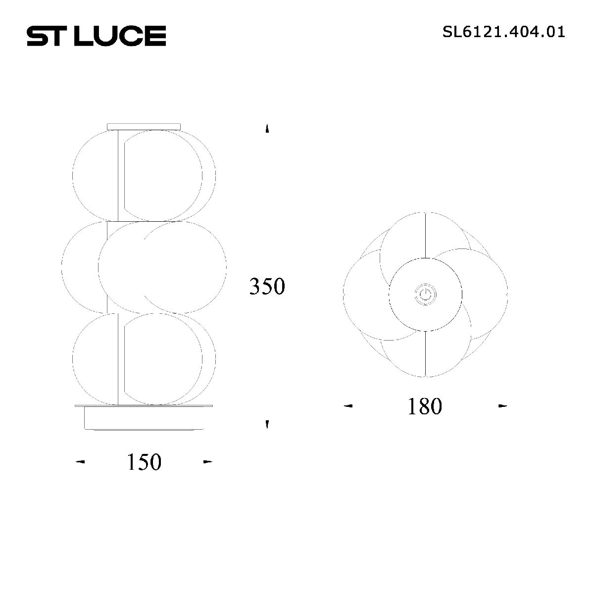 Настольная лампа ST Luce Talisman SL6121.404.01