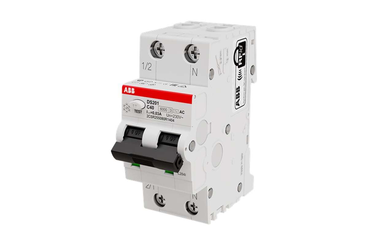 Дифференциальный автомат ABB DS201 C40A 30mA тип АС