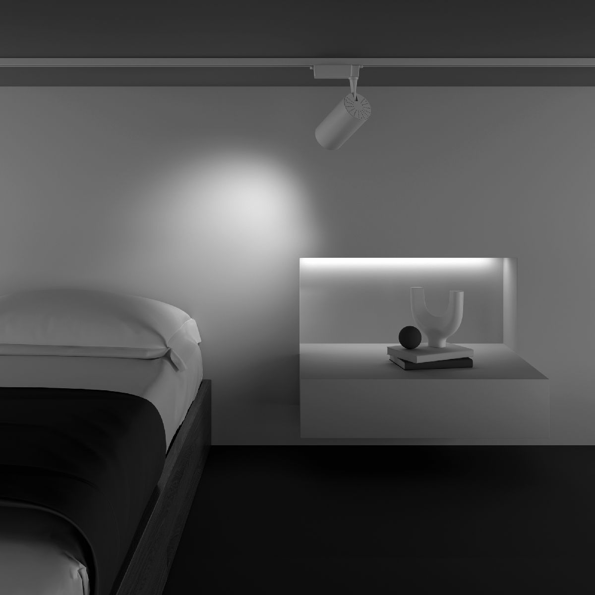 Трековый светильник Maytoni Technical Vuoro TR003-1-36W3K-M-W