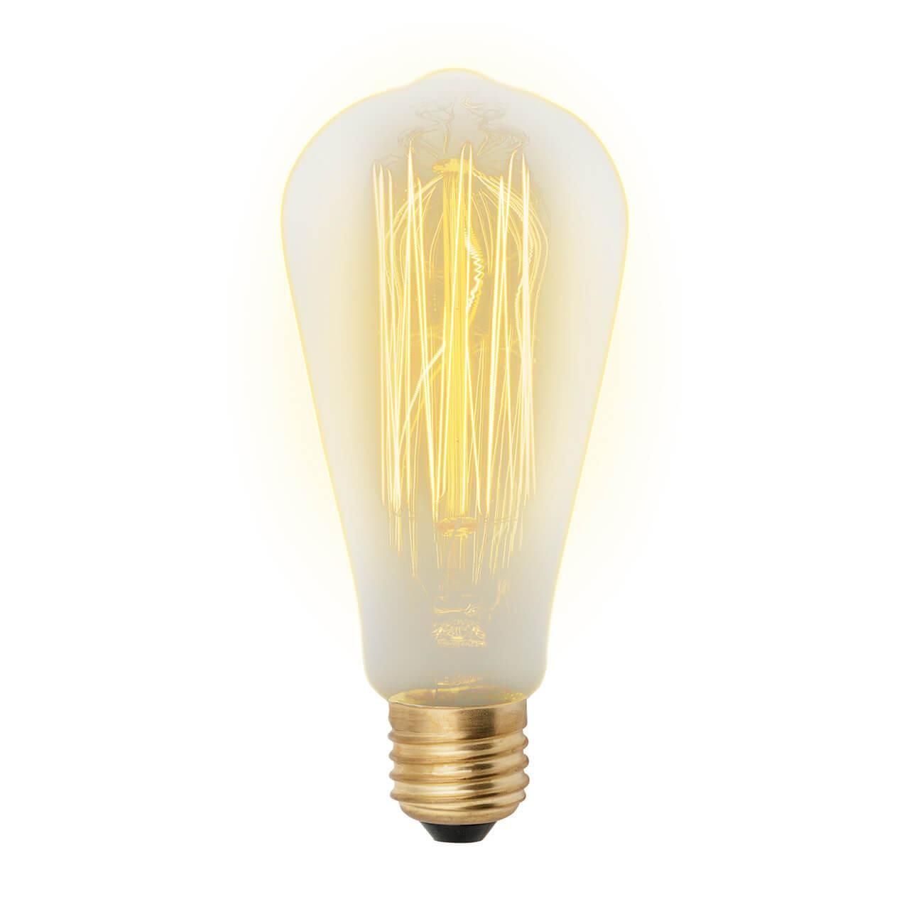 Лампа накаливания (UL-00000482) Uniel E27 60W золотистая IL-V-ST64-60/GOLDEN/E27 VW02