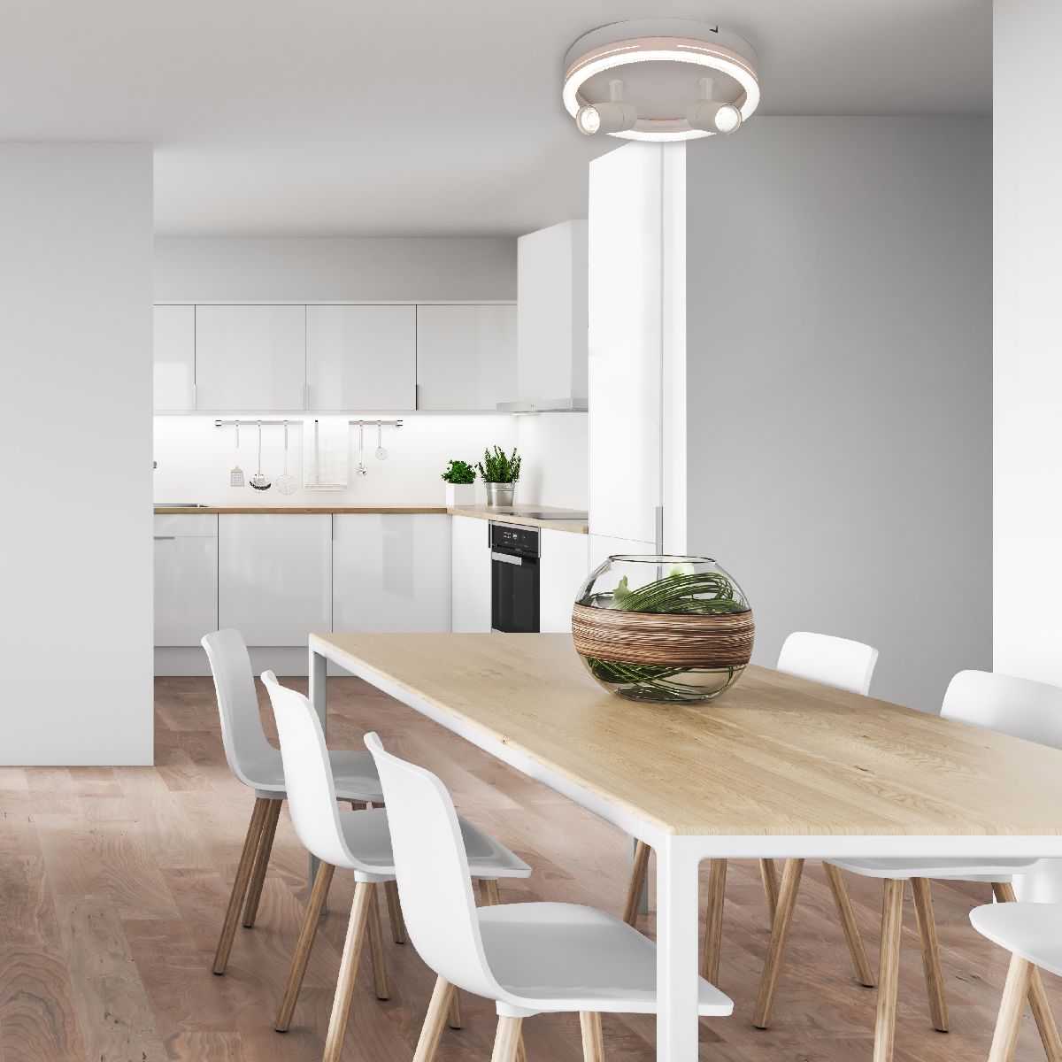 Потолочный светильник Escada 20044SMA/03LED WH