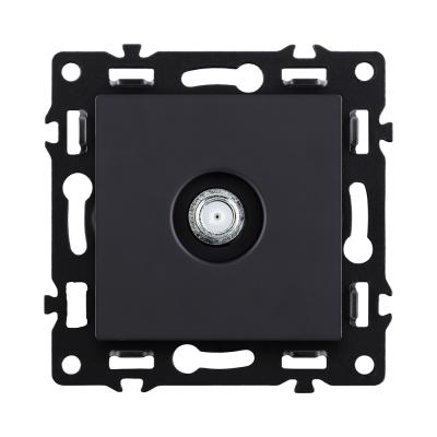 Розетка TV, черный Kollinger Asthetik AS-020BK