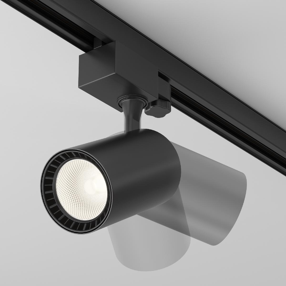 Трековый светильник Maytoni Technical Vuoro TR029-3-10W4K-S-B