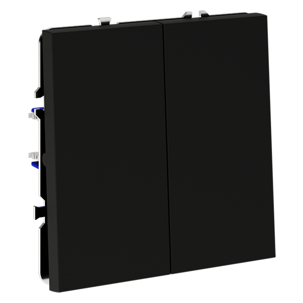 Выключатель двухклавишный Voltum S70 VLS020108