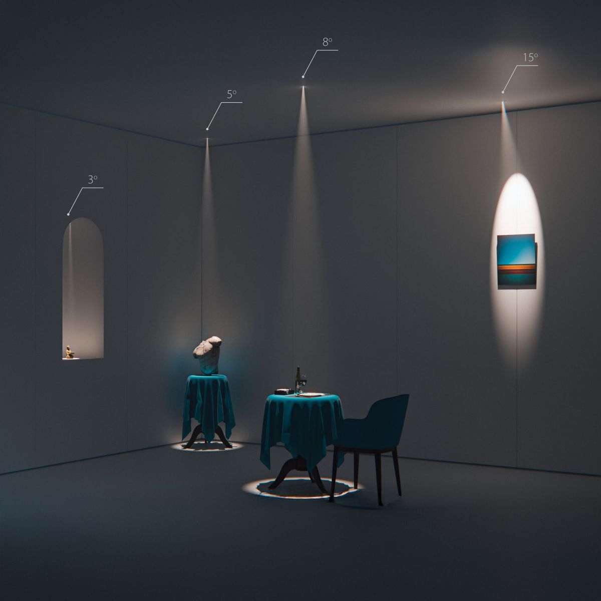 Сменная оптика для модулей 07505х max 5W линза 15G Lightstar Stella Base 075015