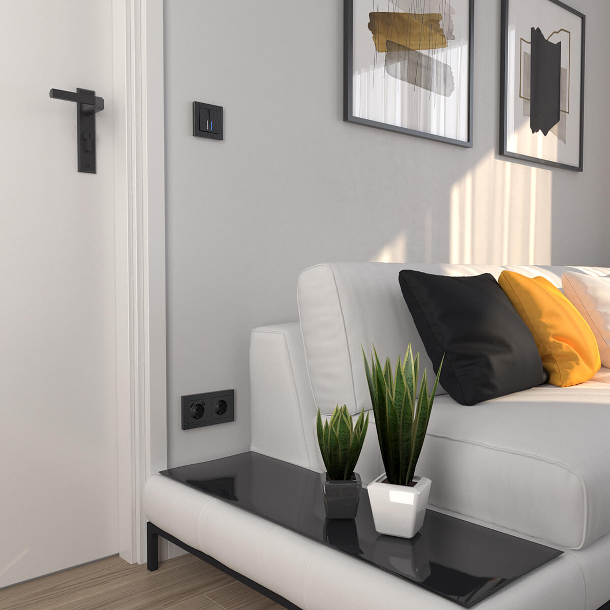 Розетка Werkel Hammer черный 4690389162596