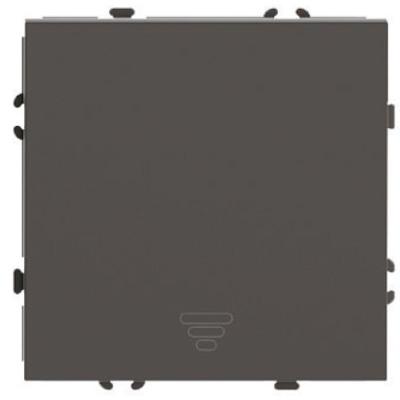 Выключатель 1-кл.самовозвр. (механизм) Stekker Эмили RSW10-5112-09 антрацит soft touch 50366