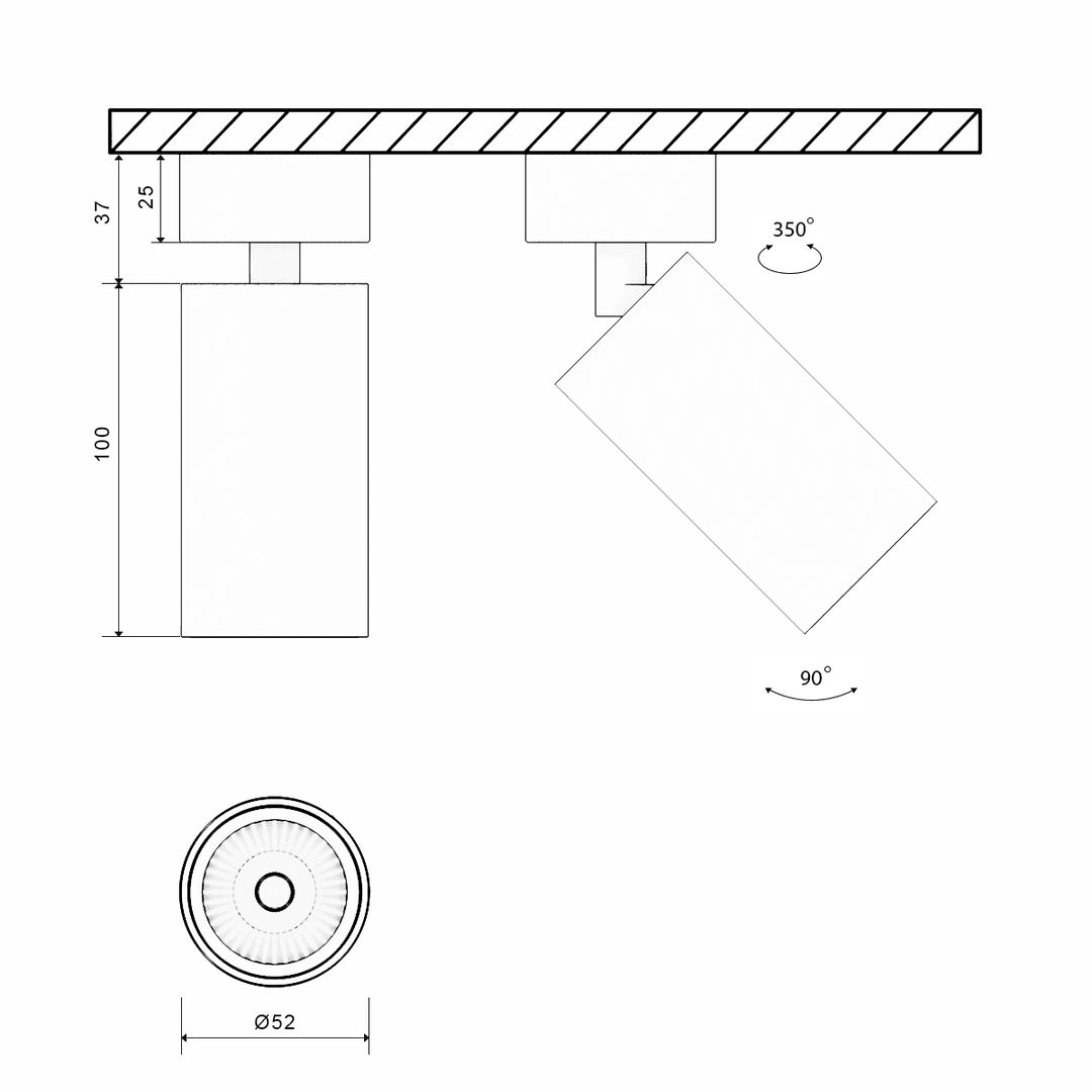 Основание для светильника SWG MINI-VL-M3-WH 004864