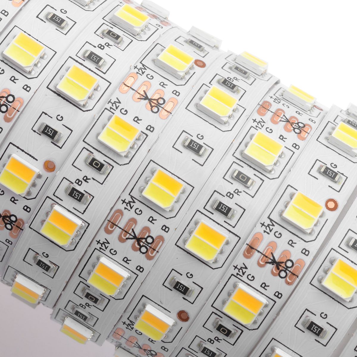 Светодиодная лента Apeyron 12В СТ 14,4Вт/м smd5050 60д/м IP20 700Лм/м 5м 3000К+6500К 00-116
