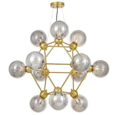 Подвесная люстра Lumina Deco Zodiak LDP 160N-12 MD+GY Подвесная люстра Lumina Deco Zodiak LDP 160N-12 MD+GY