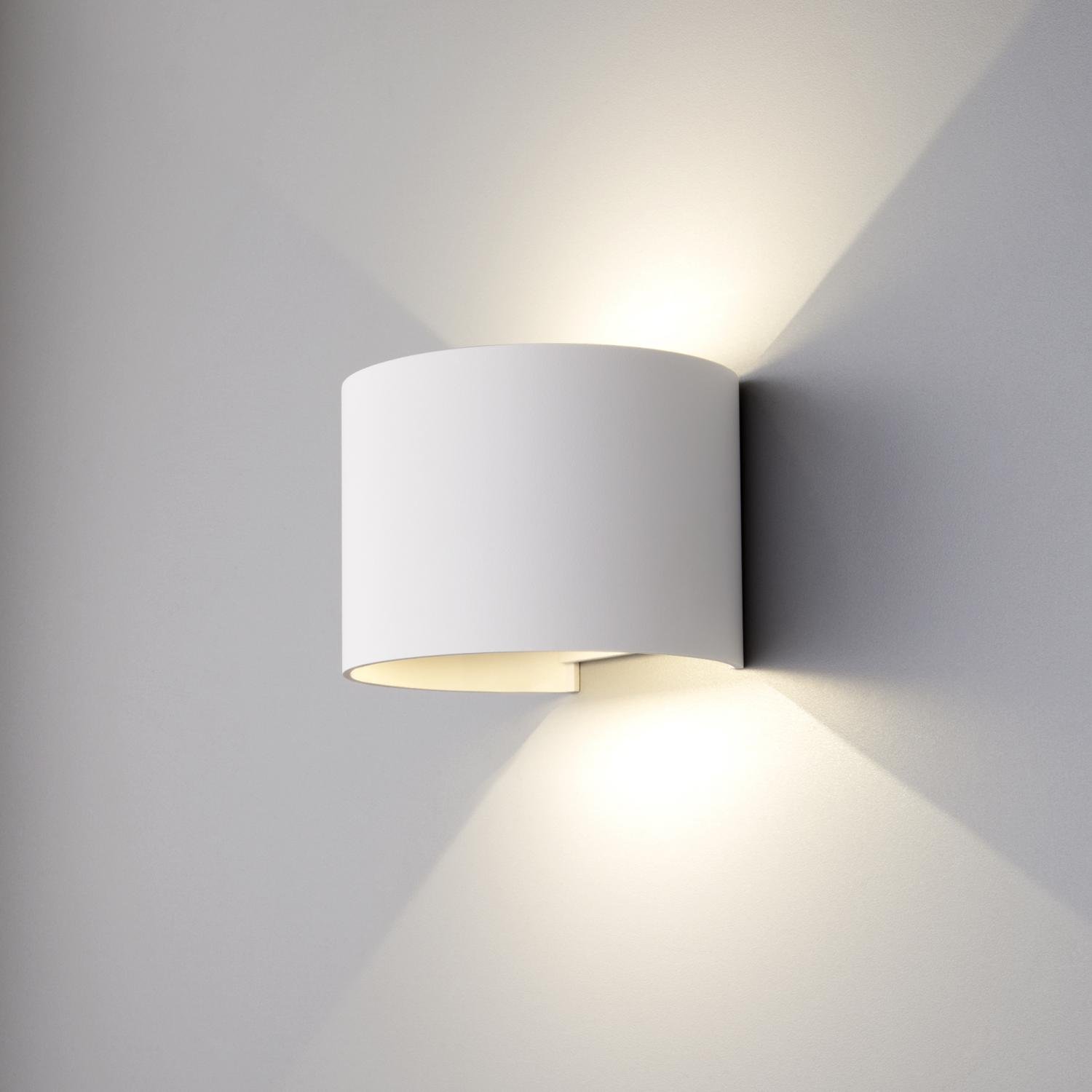 Уличный настенный светодиодный светильник Elektrostandard 1518 Techno LED Blade белый 4690389108914