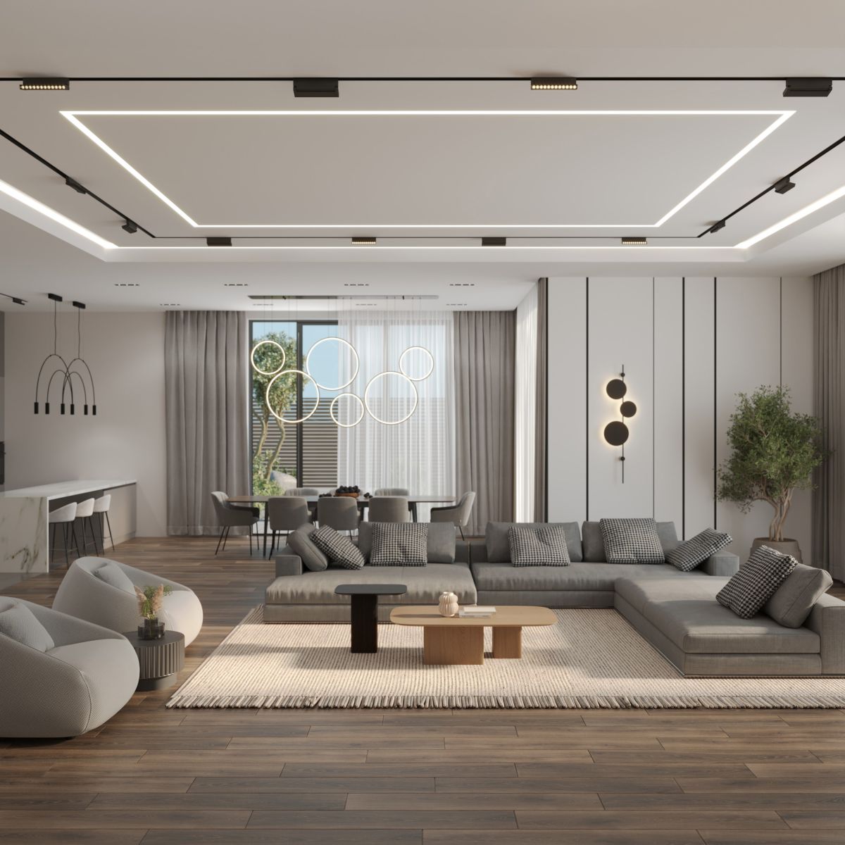 Шинопровод магнитный встраиваемый Hesby Lighting ElDeko HSBL_0184