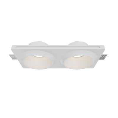 Встраиваемый светильник Maytoni Gyps Modern DL124-GU10-02-TRS-W