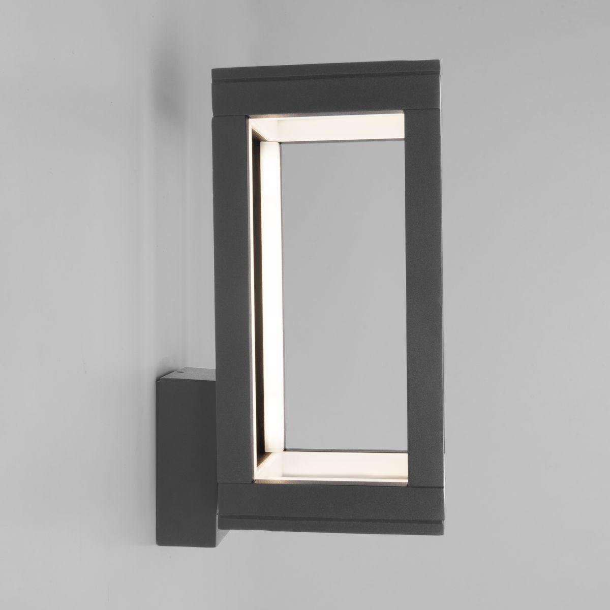Уличный настенный светодиодный светильник Elektrostandard Frame 1527 Techno Led серый 4690389172342