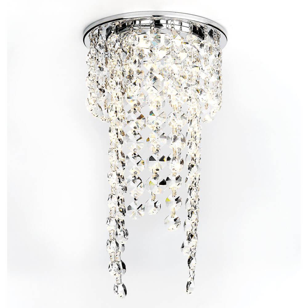 Встраиваемый светильник Ambrella light Crystal K2071 CH/CL - Elektrostandard.net Встраиваемый светильник Ambrella light Crystal K2071 CH/CL