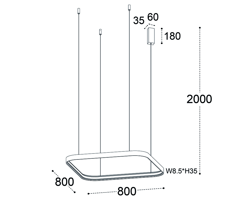 Подвесная люстра Italline IT013-6024 gold 3000K