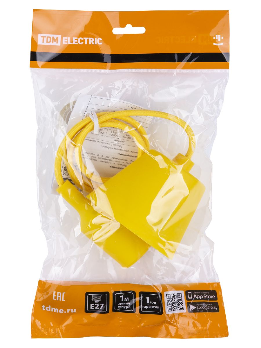 Патрон с кабелем TDM Electric SQ0335-0065