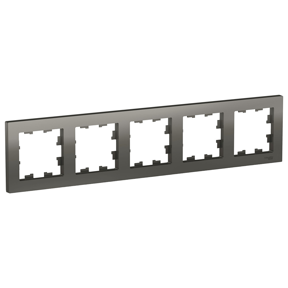 Рамка 5-ая, универсальная Systeme Electric AtlasDesign Сталь ATN000905