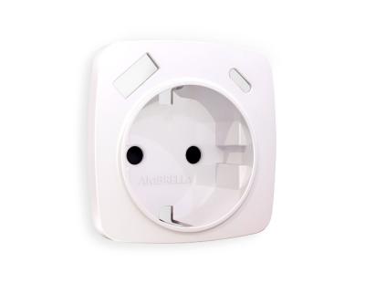 Лицевая панель для розетки с/з со шторками 2USB A+C Ambrella Volt Omega OP2100