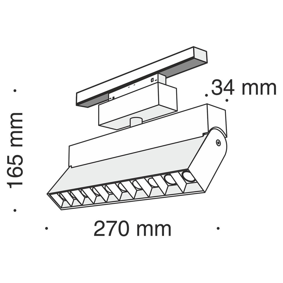 Трековый светодиодный светильник Maytoni Track lamps TR015-2-10W3K-B - Elektrostandard.net Трековый светодиодный светильник Maytoni Track lamps TR015-2-10W3K-B