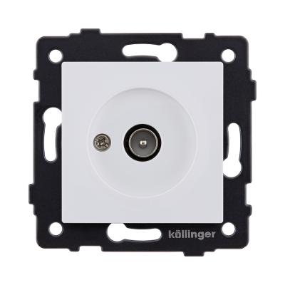 Розетка TV (папа), белый матовый Kollinger REA-007WM для Aspekt, Eleganz, Reflex
