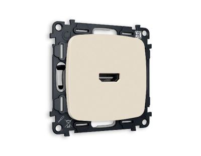 Комплект механизма розетки HDMI 2.0 40V/500MO 2.0GHz 5-18Gbit/s Ambrella Volt Omega MO334010