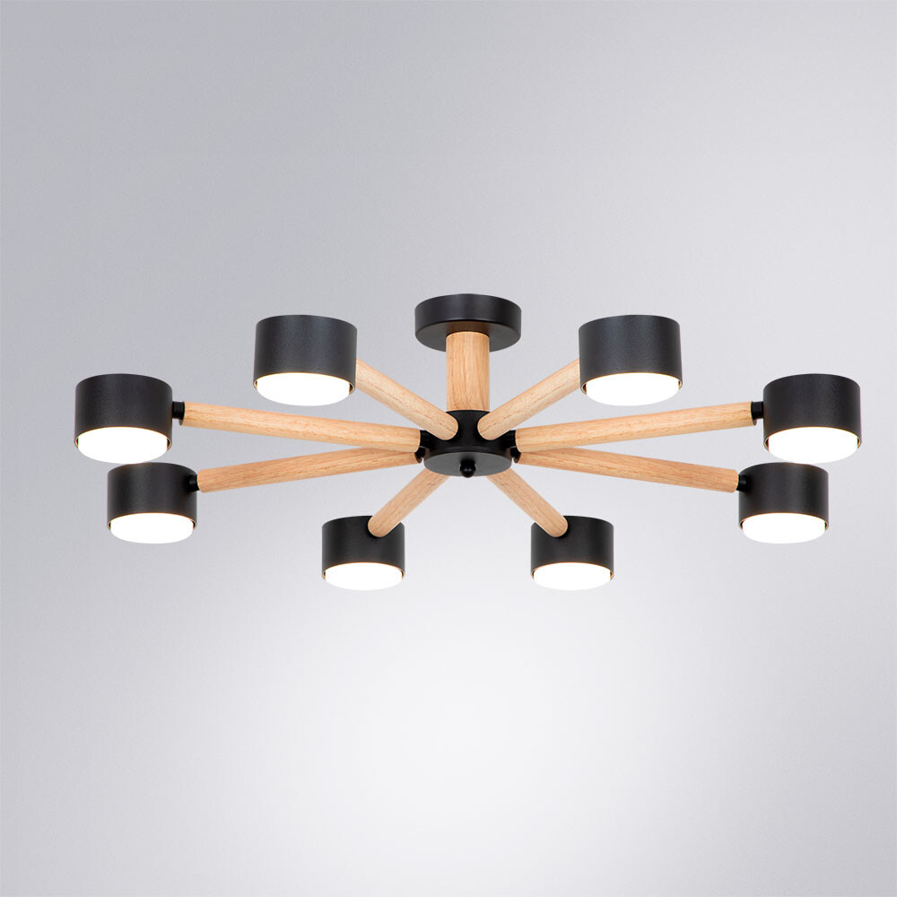 Потолочные люстры Arte Lamp Tenda A1624PL-8BK