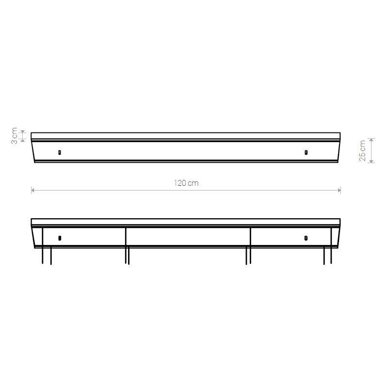 Основание для светильника Nowodvorski Cameleon Canopy C 1200 8554 - Elektrostandard.net Основание для светильника Nowodvorski Cameleon Canopy C 1200 8554