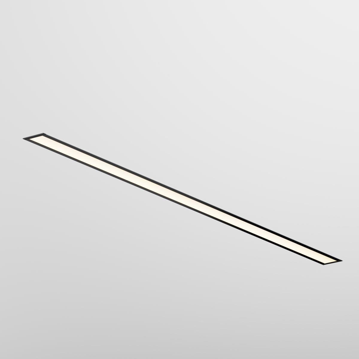 Линейный встраиваемый светильник Maytoni Technical 3000K 50x35 (Черный, 1 м) LL313011