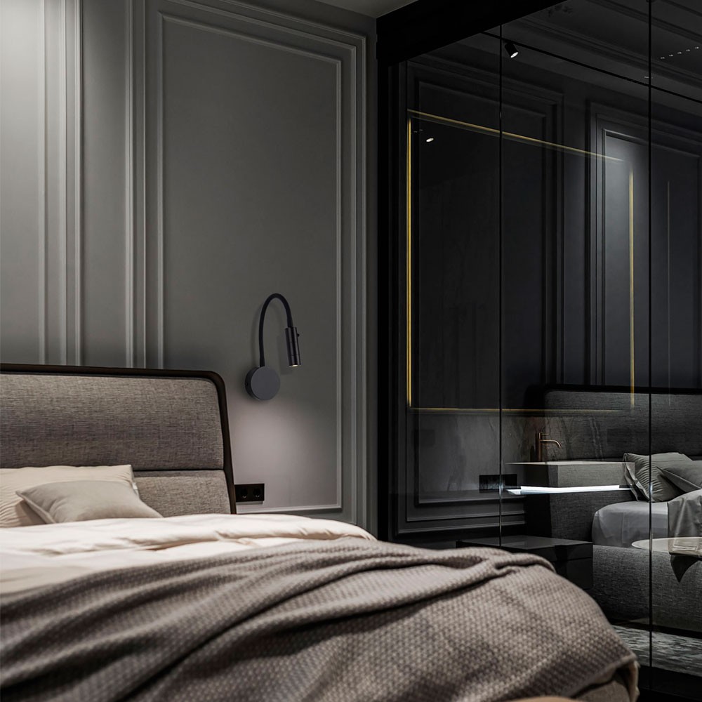 Бра LED4U L2237-460 BK