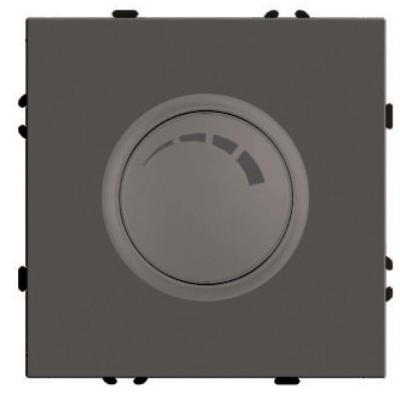 Выключатель диммирующий (механизм) Stekker Эмили RSW10-5106-09 антрацит soft touch 49920