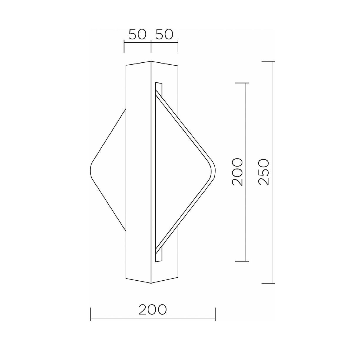 Настенный светильник LED4U L7388-250 BK