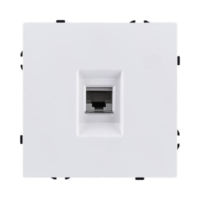 Розетка Ethernet RJ45 Cat.6, белый глянцевый Kollinger Eclipse EC-017WG