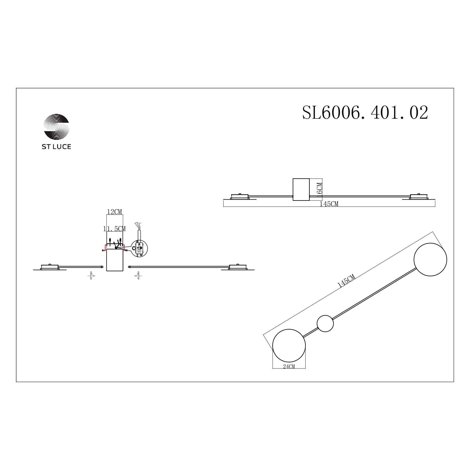 Настенный светильник ST Luce Tondo SL6006.401.02