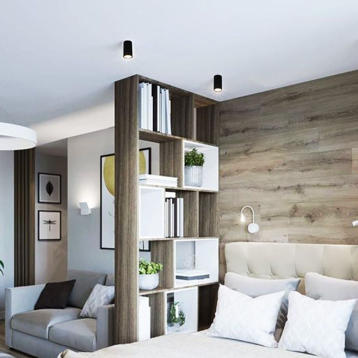 Накладной светильник Reluce 16002-9.5-001LD GU10 BK