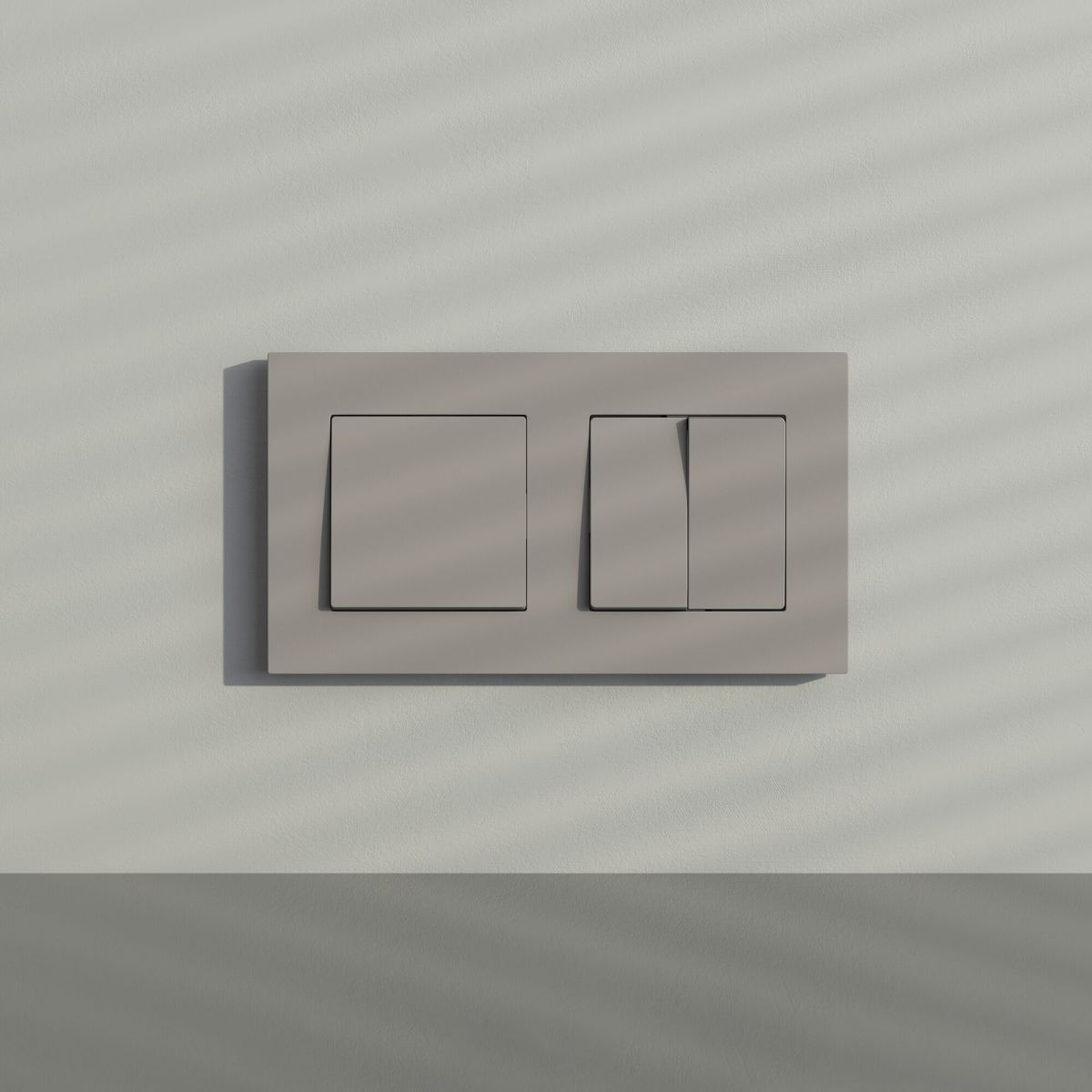 Рамка на 2 поста Werkel Slab (дымчатый софт) W0022917 4690389218415