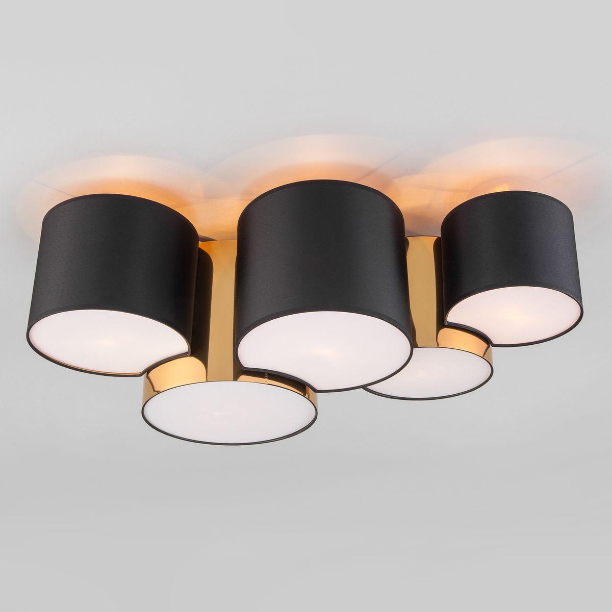 Потолочный светильник TK Lighting 3447 Mona Black/Gold