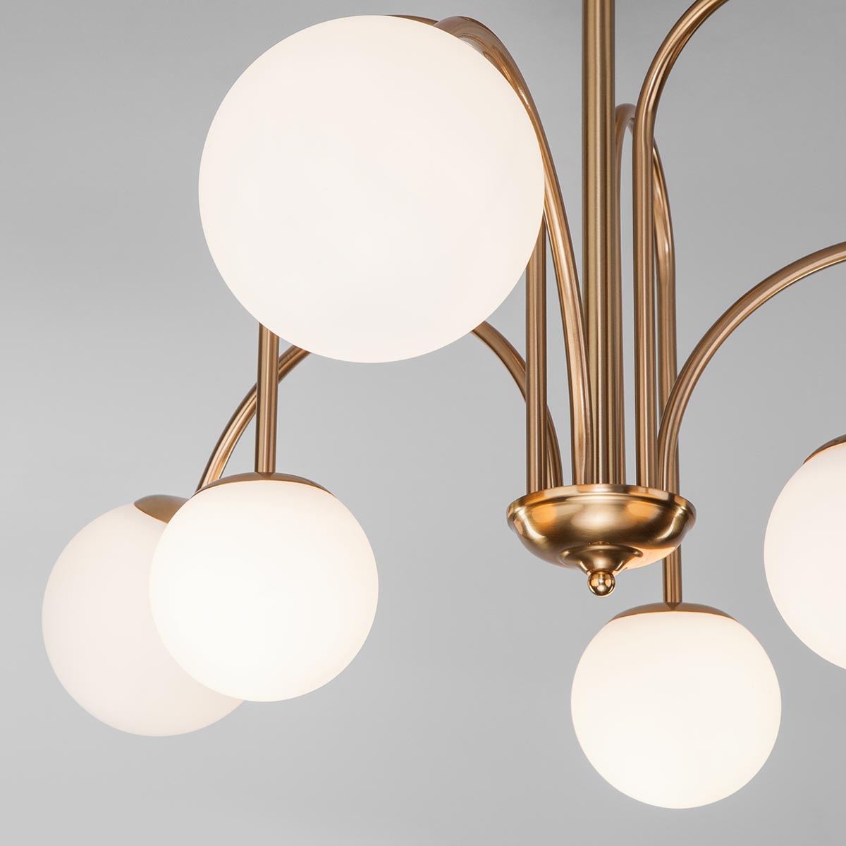 Потолочная люстра Eurosvet Alix 30177/6 латунь Smart a055499