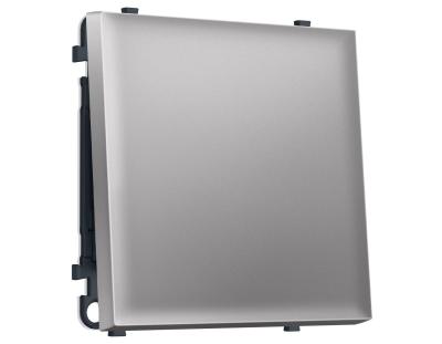 Комплект механизма 1-кл выключателя SIGMA Сталь матовый 10A-250V QUANT PRO Ambrella Volt MS501010 (SP5010, PR101)